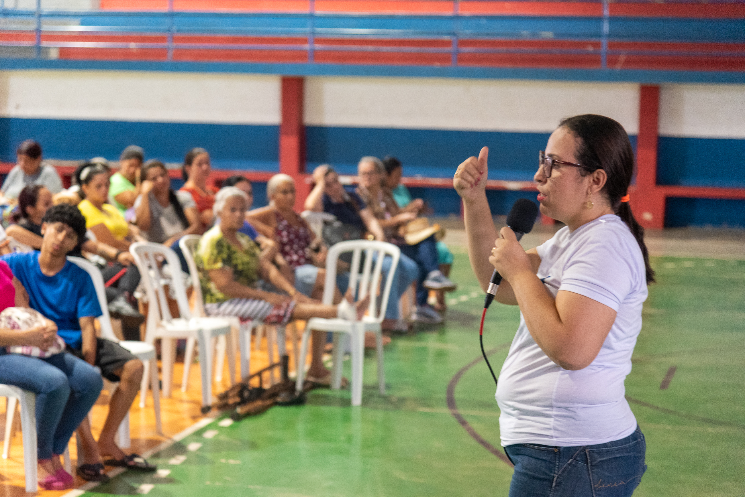 Reunião de orientações sobre o Celina Bezerra II